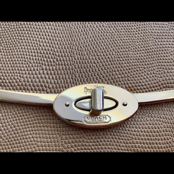 Coach Madison embossed lizard satchel - Picture 3 of 6